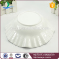 Wholesale white restaurant porcelain soup bowls